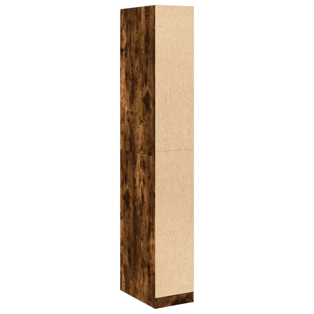 Armadio Rovere Fumo 30x50x200 cm in Legno Multistrato CFW3350273