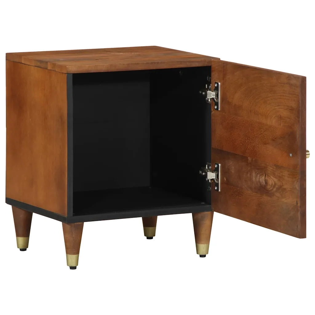 Comodino con porta 2 pcs Marrone miele 40 x 33 x 46 cm 4018733