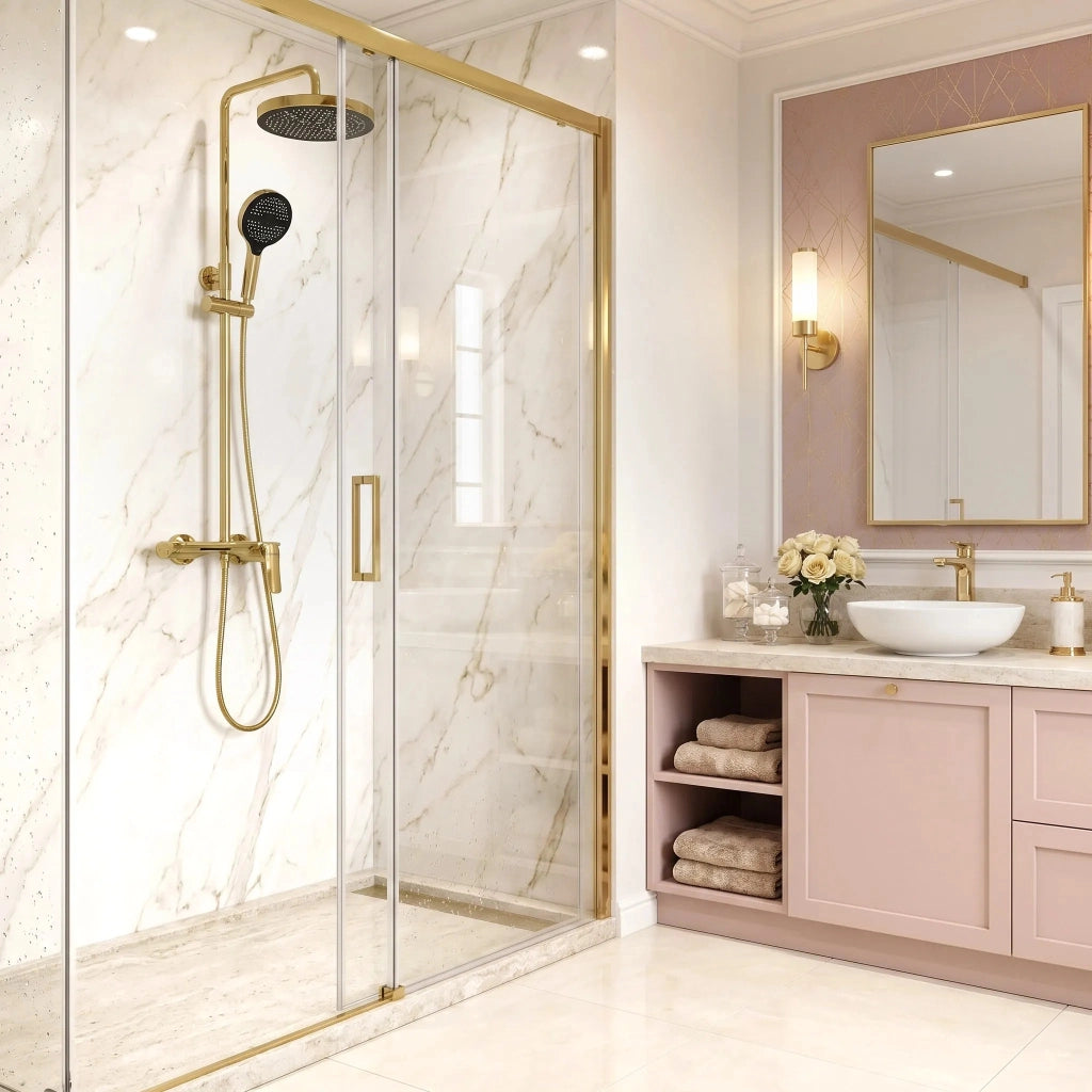 Set Doccia Rea Vision Gold