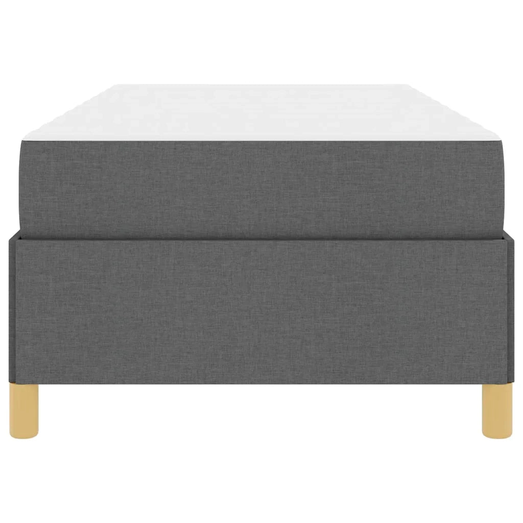 Struttura del letto-Giroletto Grigio scuro 90 x 200 cm Tessuto 195106