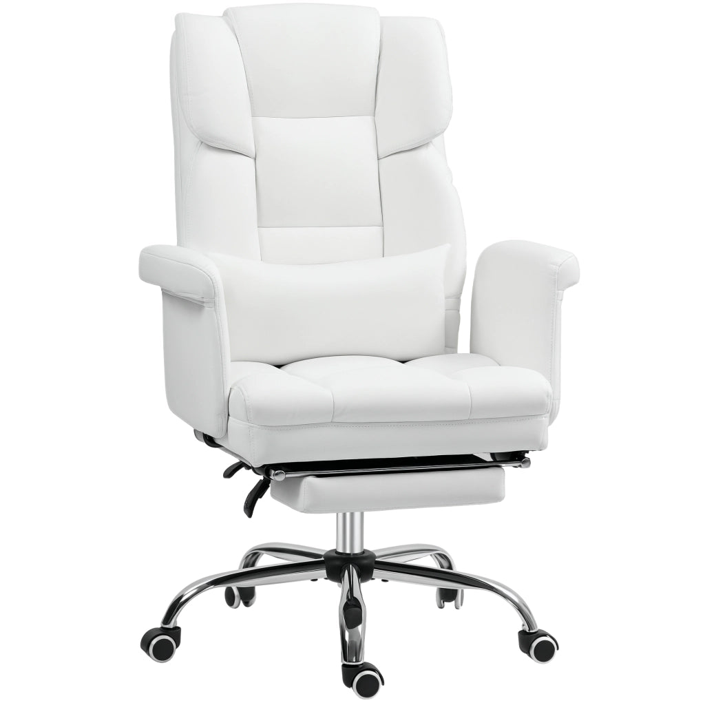 Sedia da ufficio ergonomica ¨C Minimal ¨C bianco, altezza regolabile 48-56 cm