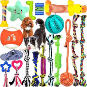 20 pezzi di corda interattiva per cani e gioco da tirare per cani - robusto e duraturo