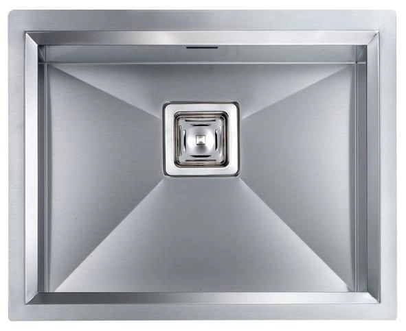 CM glamour 57 x 45 Lavello ad incasso Rettangolare Acciaio inossidabile