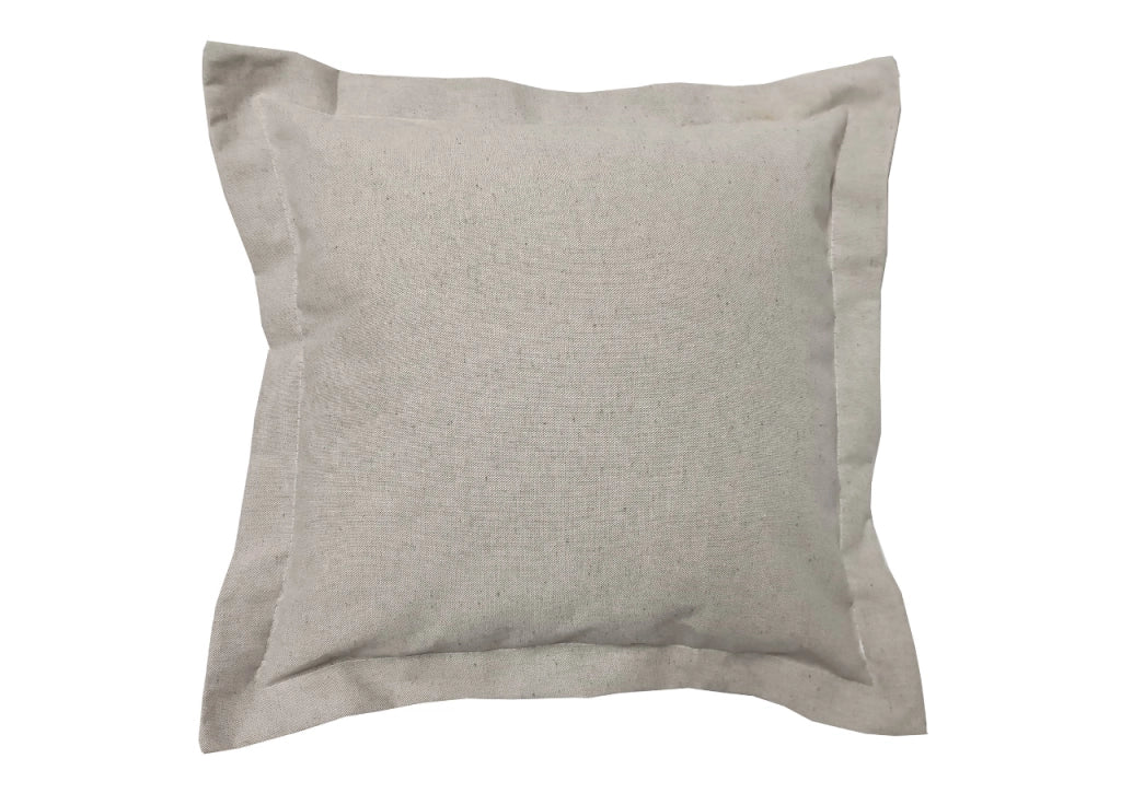 Federa Per Cuscino Arredo Casa Chiusura Zip Fodera Tinto Filo Tinta Unita SV - 60x60 - Grigio