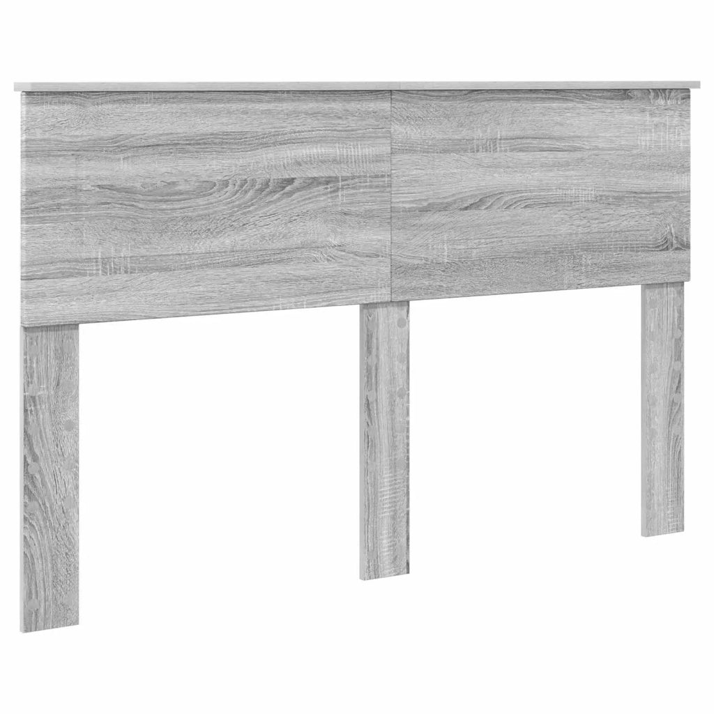 Struttura del letto con testiera Grigio Sonoma 150 x 200 cm 3408751