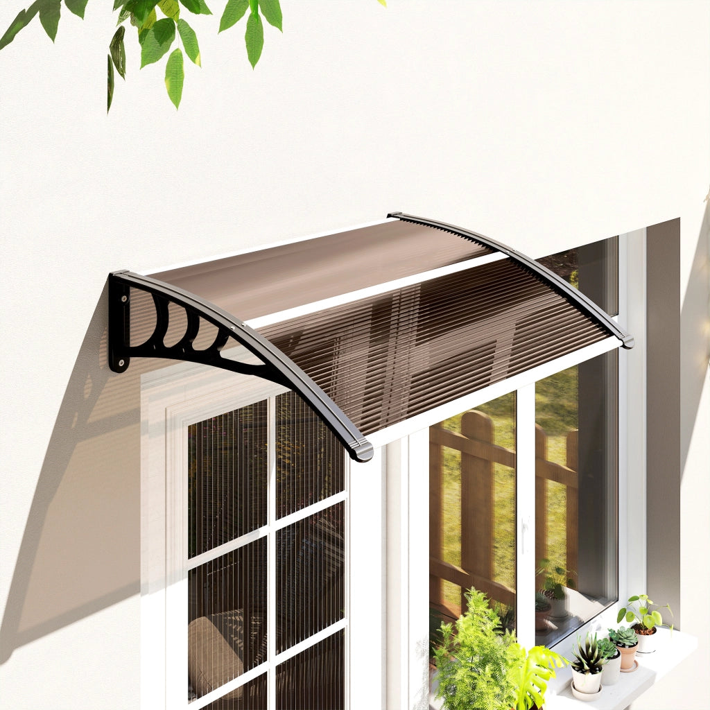 Tenda da Esterno per Porta e Finestra ¨C zephmum ¨C Marrone 75x100 cm