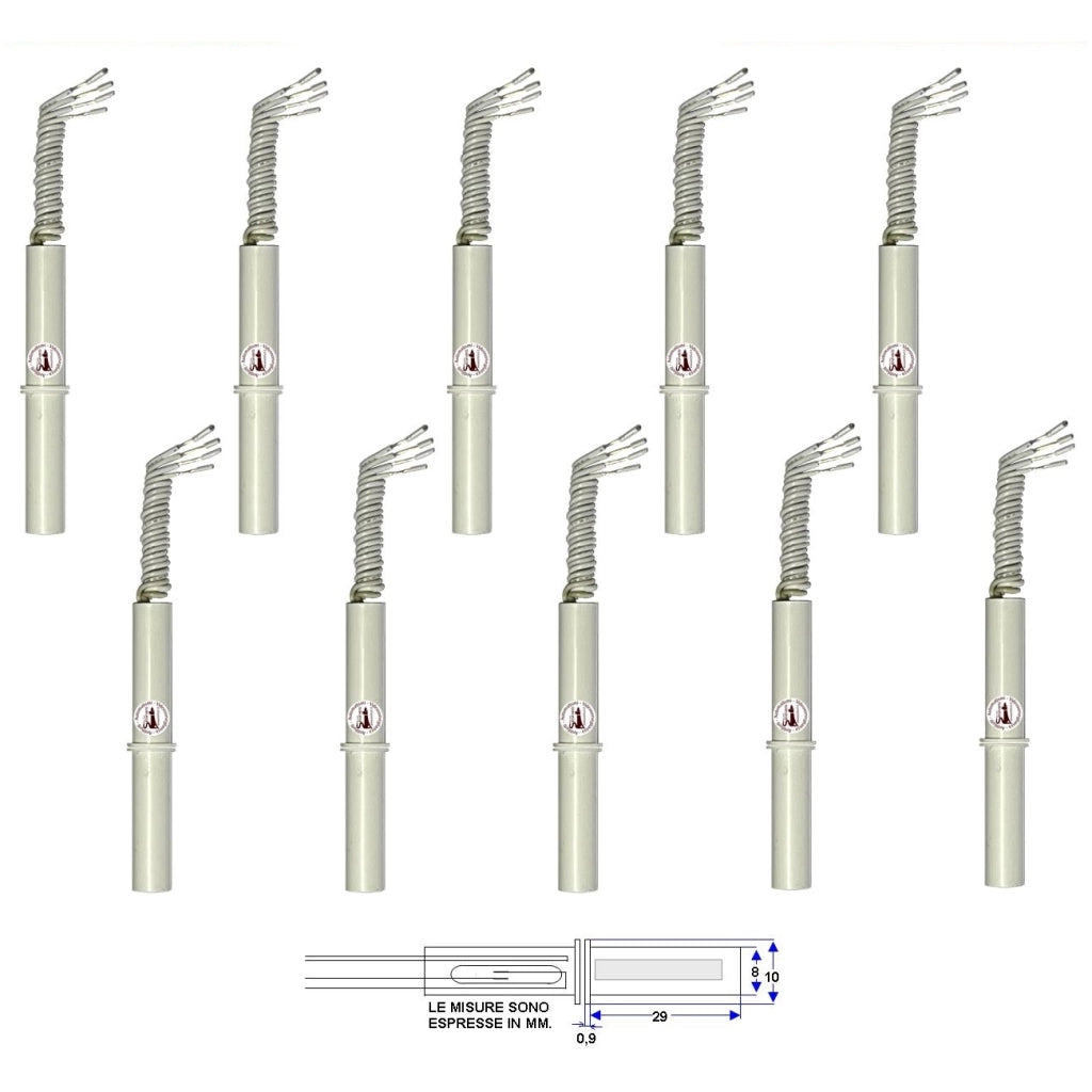 10 CONTATTI MAGNETICI DA INCASSO PER INFISSI NON FERROSI Securvera ST-415CPXSMPC