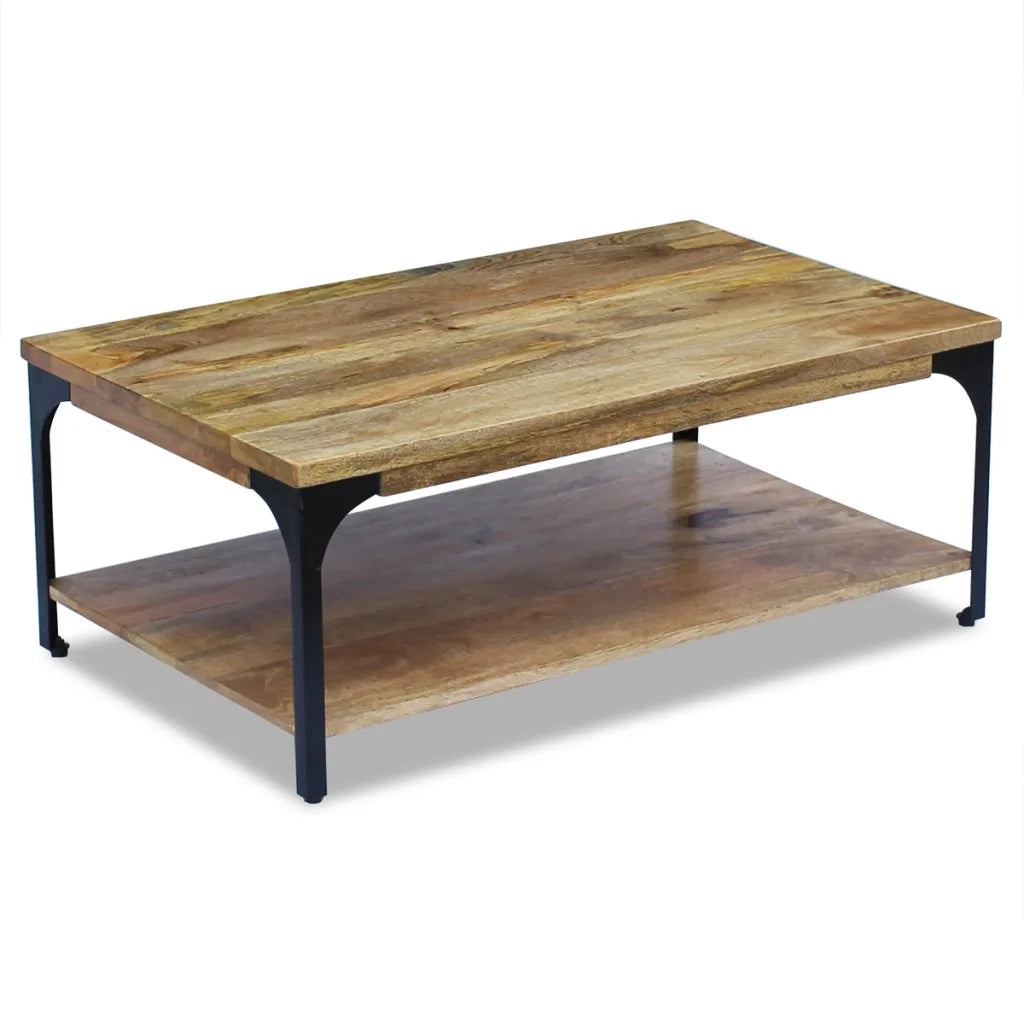 Tavolino da Salotto in Legno di Mango 100x60x38 cm 243341