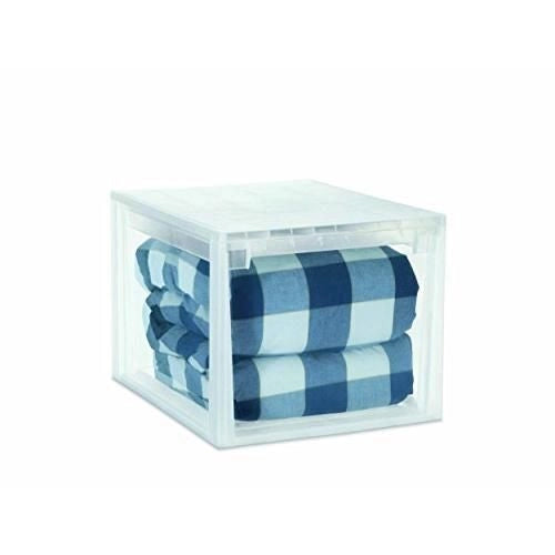 Terry 52XXL Light Drawer Cassetto Multiuso 50 L Impilabile Estraibile Modulabile colore Trasparente