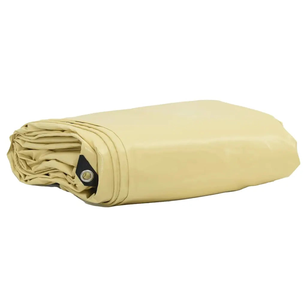 Telo 650g / m² Beige 5 x 6 m Tela con rivestimento in PVC 42017744