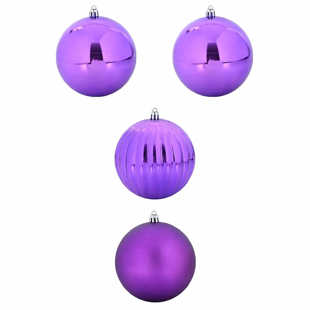 Set di palline di Natale XXL 4 pcs Lillà Plastica 42018879