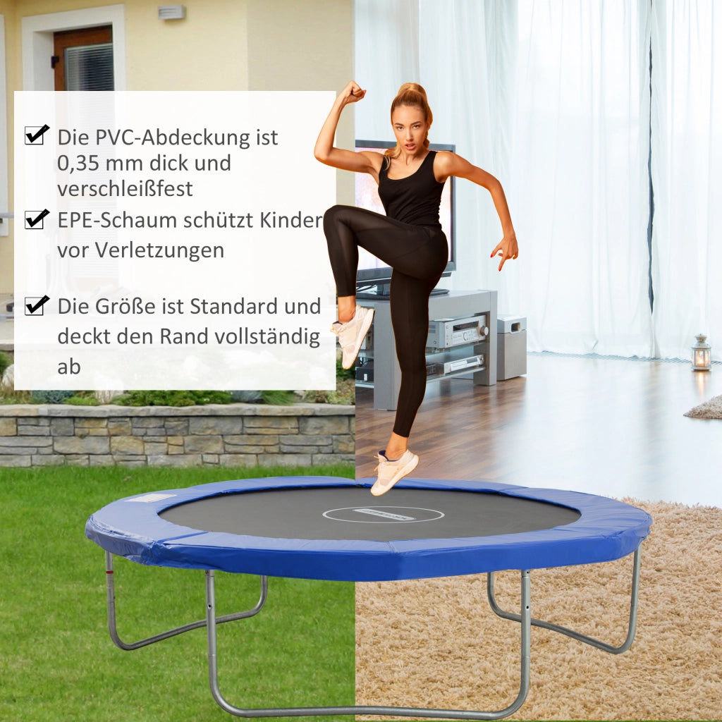 Protezione Bordo Tappeto Elastico ¨C Xylo ¨C ?244 cm Blu Giardino Esterno Ricambio