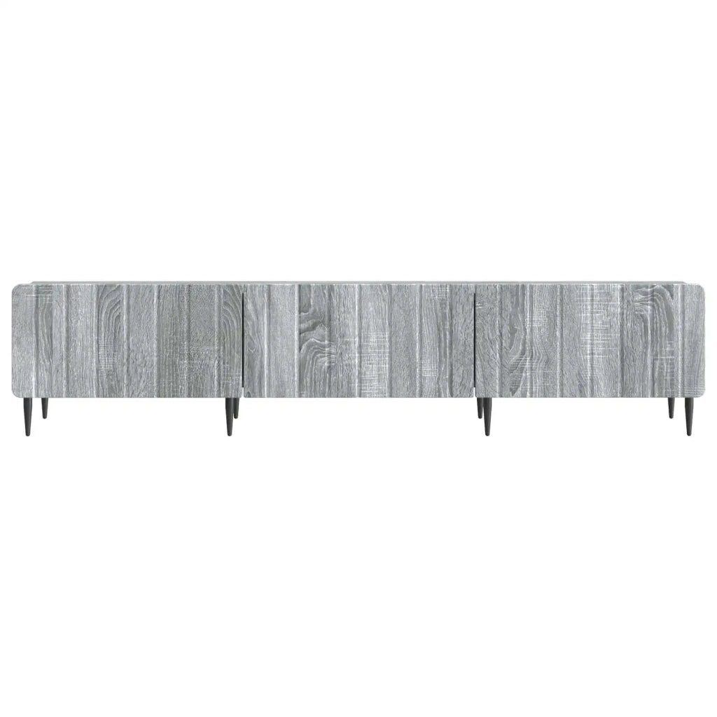 Mobile TV Grigio Sonoma 147 x 34,5 x 32 cm Legno ingegnerizzato 894481
