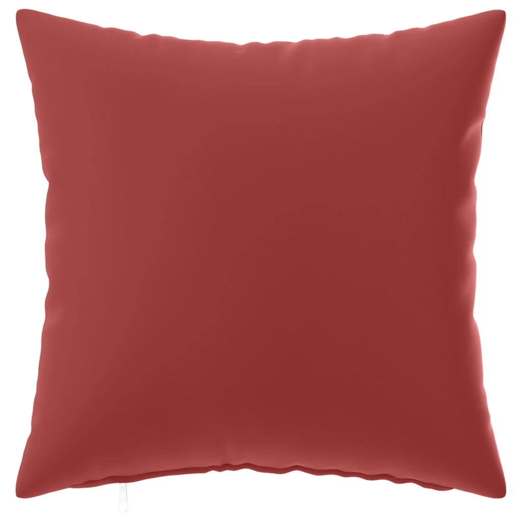 Federa 2 pcs HEERLEN Rosso Vino 50 x 50 cm Poliestere 911026