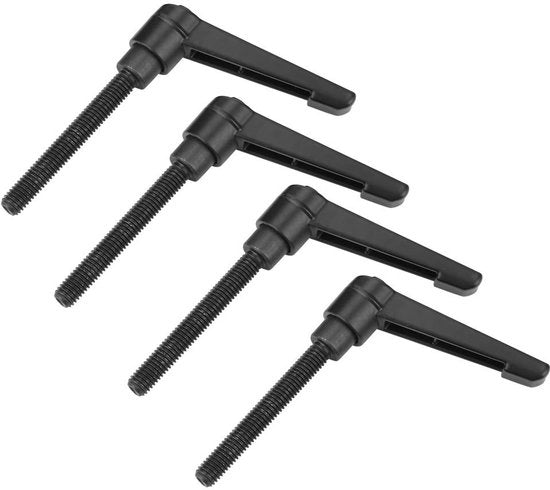 Ferramenta Adattabile - Manubrio di Serraggio - Acciaio Inossidabile - Resistente alla Corrosione - Per Applicazioni Meccaniche - 4 Pezzi