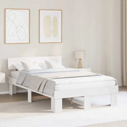 Struttura del letto Bianco 120 x 200 cm Pino massello