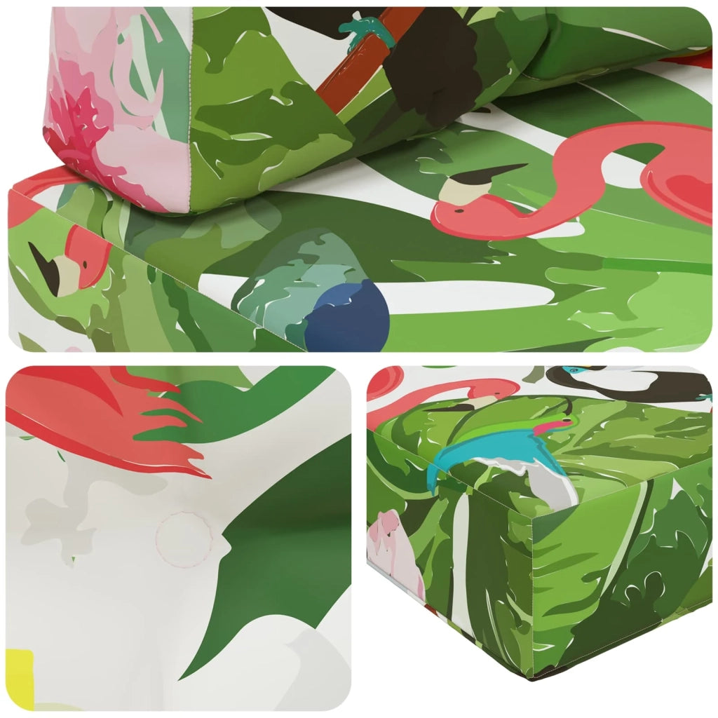 Cuscino per divano da esterno 2 pz | Cuscini per sedie colorato Poliestere