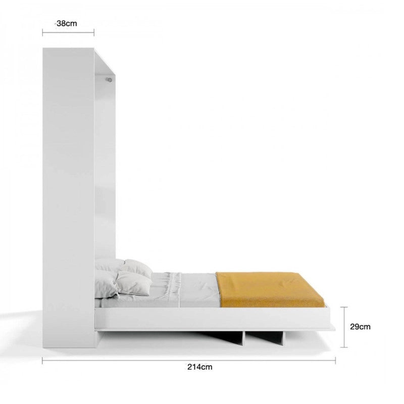 Letto matrimoniale estraibile Primer colore antracite