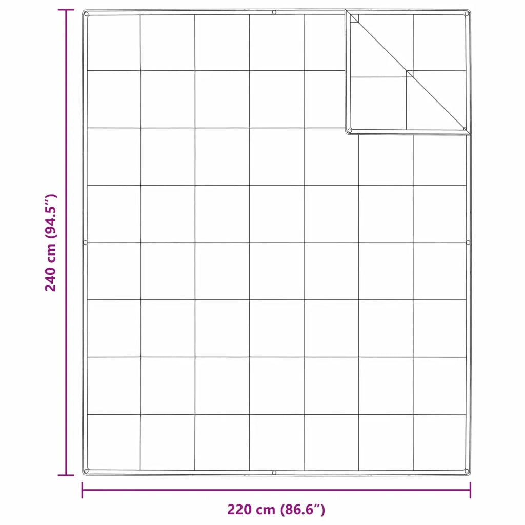 Set di Piumoni con cuscino 3 pcs Bianco Piuma d'anatra 3377225
