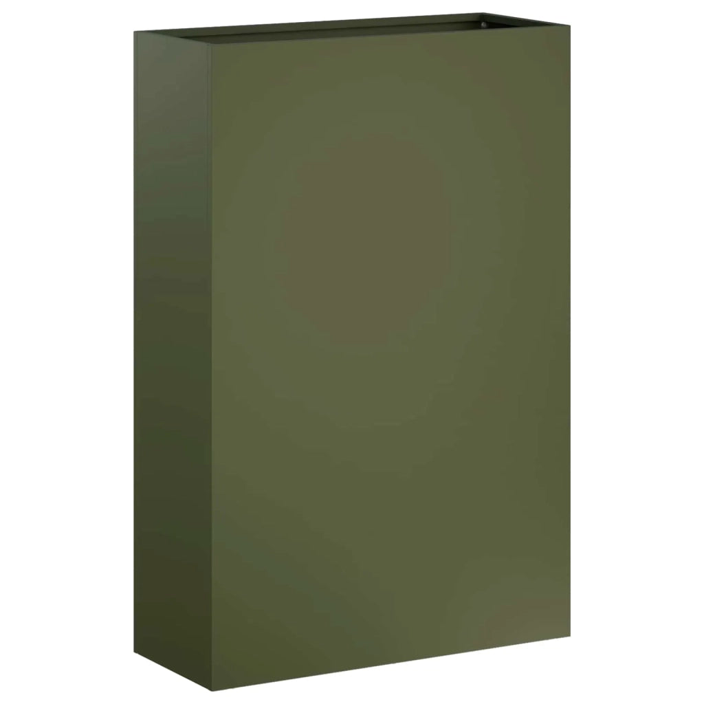 Vaso da giardino Verde Oliva 40 x 20 x 75 cm 8005434