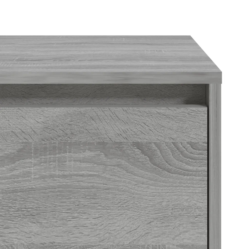Comodini 2 pz-Set di 2 Tavolino da notte Grigio Sonoma 45x34x44,5 cm in Truciolato