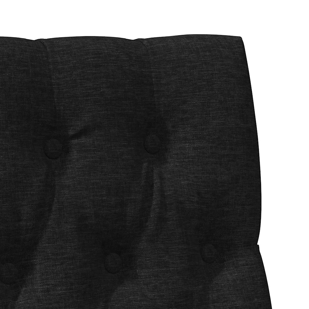 Testiera | Testata imbottita Nero 90 cm Pino massello