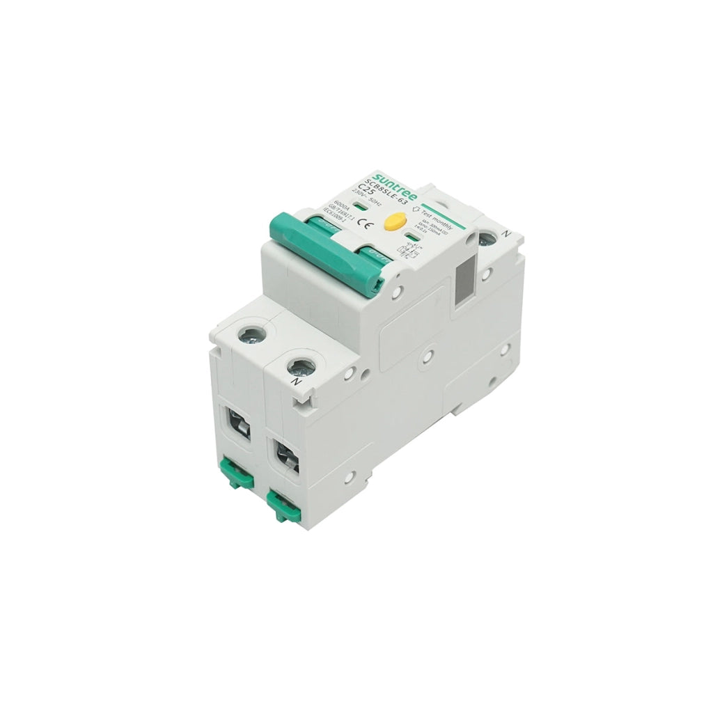 Interruttore automatico tipo 1+N, 25A 400VAC Suntree