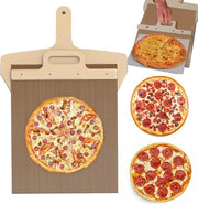 Schizzo per Pizza - Strato Antiacrilico con Manico - Perfetto per il Trasferimento - Adatto per la Cottura di Pizza e Pizze di Pane - Modello: Pizzaschep