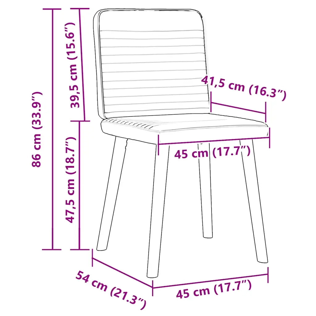 Sedie da Pranzo 6 pz Nere in Tessuto 3315516