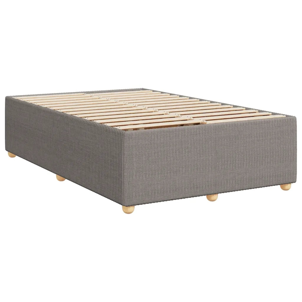 Giroletto a Molle con Materasso Tortora 120x200 cm in Tessuto 3289720