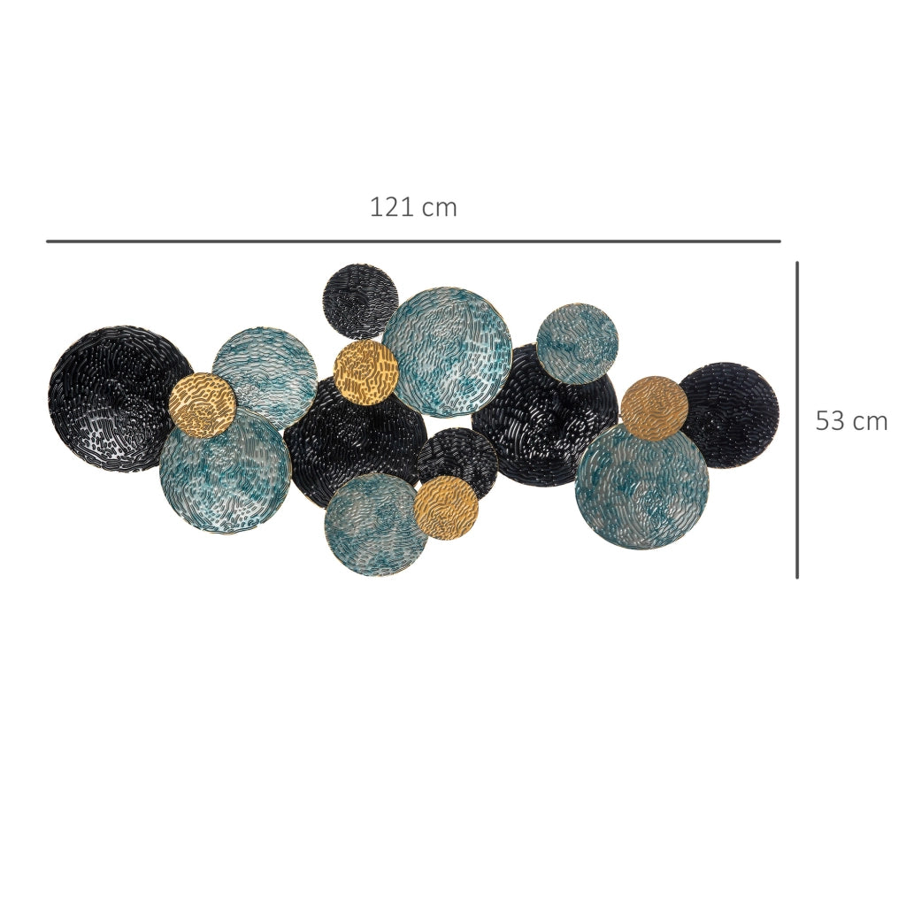 DECORAZIONE DA PARETE 121x53 cm Ferro Oro