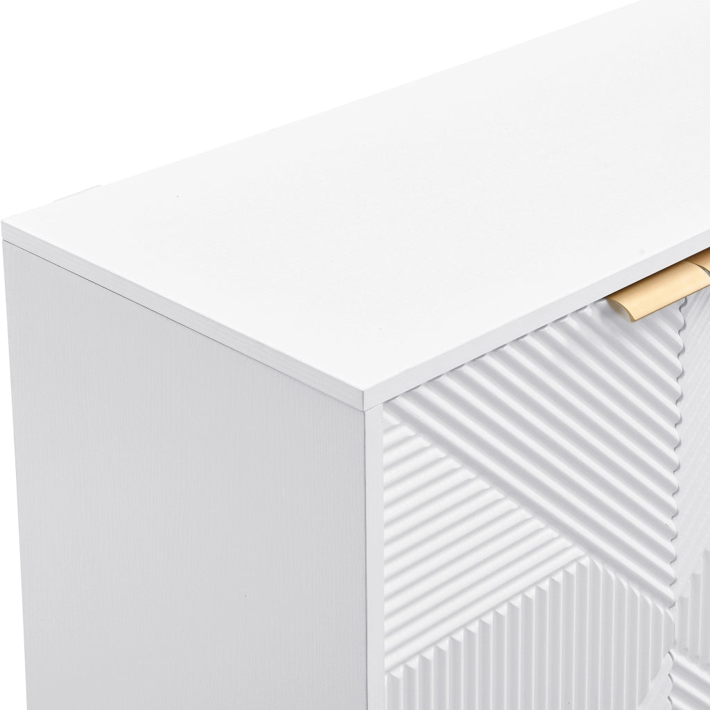 Credenza con Ante e Ripiani ¨C MINIMAL ¨C Legno, Metallo