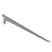 MENSOLA 2 GANCI 40CM ALLUMINIO BIANCO