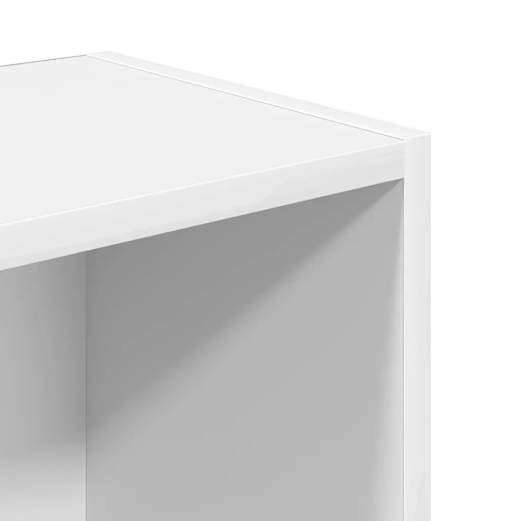 Libreria Bianca 31x24x102 cm in Legno Multistrato 860337
