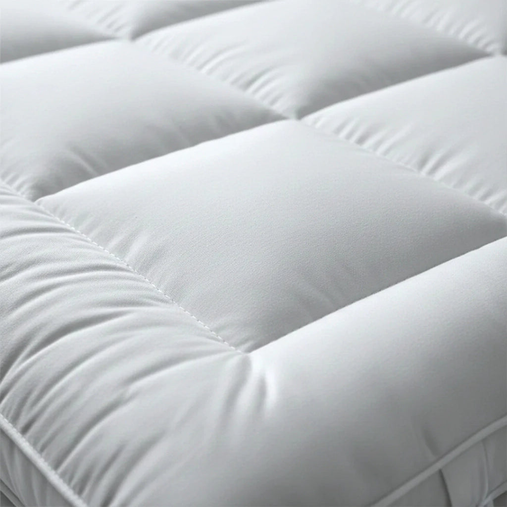 Topper 140x190 cm con Imbottitura in Ovatta da 1000 gr/m² | Coprimaterasso Extra Comfort con Camera d'Aria Traspirante Incorporata