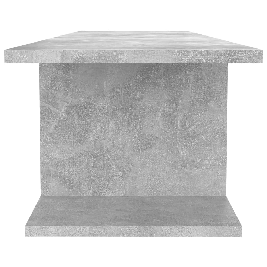 Mobile TV a Parete | Armadietto TV | Mobile Porta TV Grigio Cemento 103x30x26,5 cm