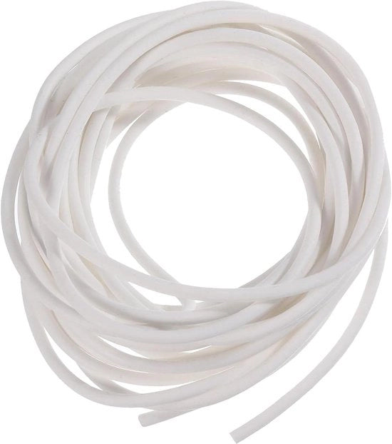 Striscia di sigillazione in schiuma di silicone 3mm, lunga 5 metri, con cordino di gomma resistente all'usura.