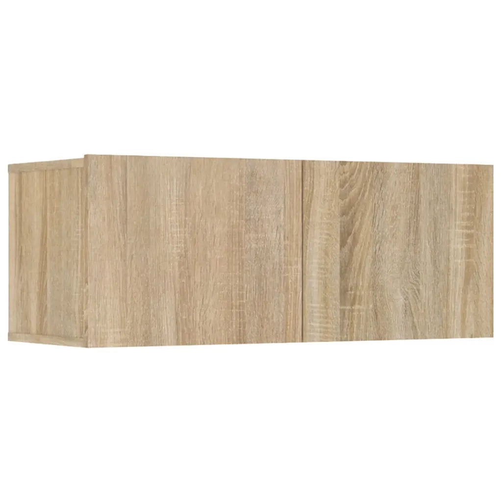 Mobili TV 4 pz Rovere Sonoma 80x30x30 cm in Legno Multistrato 3114184
