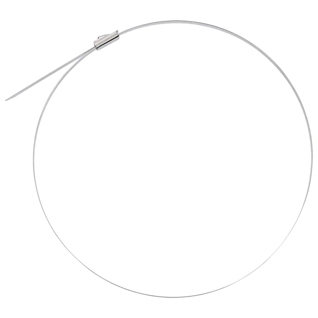 Fascetta per Cavi 12 pz 4,6 x 600 mm Argento 42029328