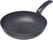 Wok in Alluminio da 28 cm - Nero
