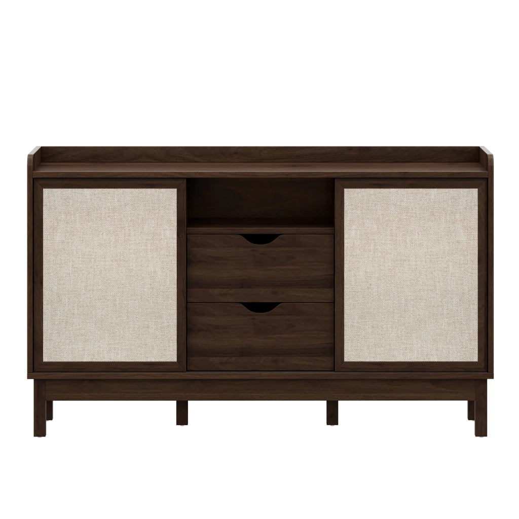 Credenza con Ante Scorrevoli e Cassetti ¨C Xylo ¨C Legno, Multiuso, Soggiorno