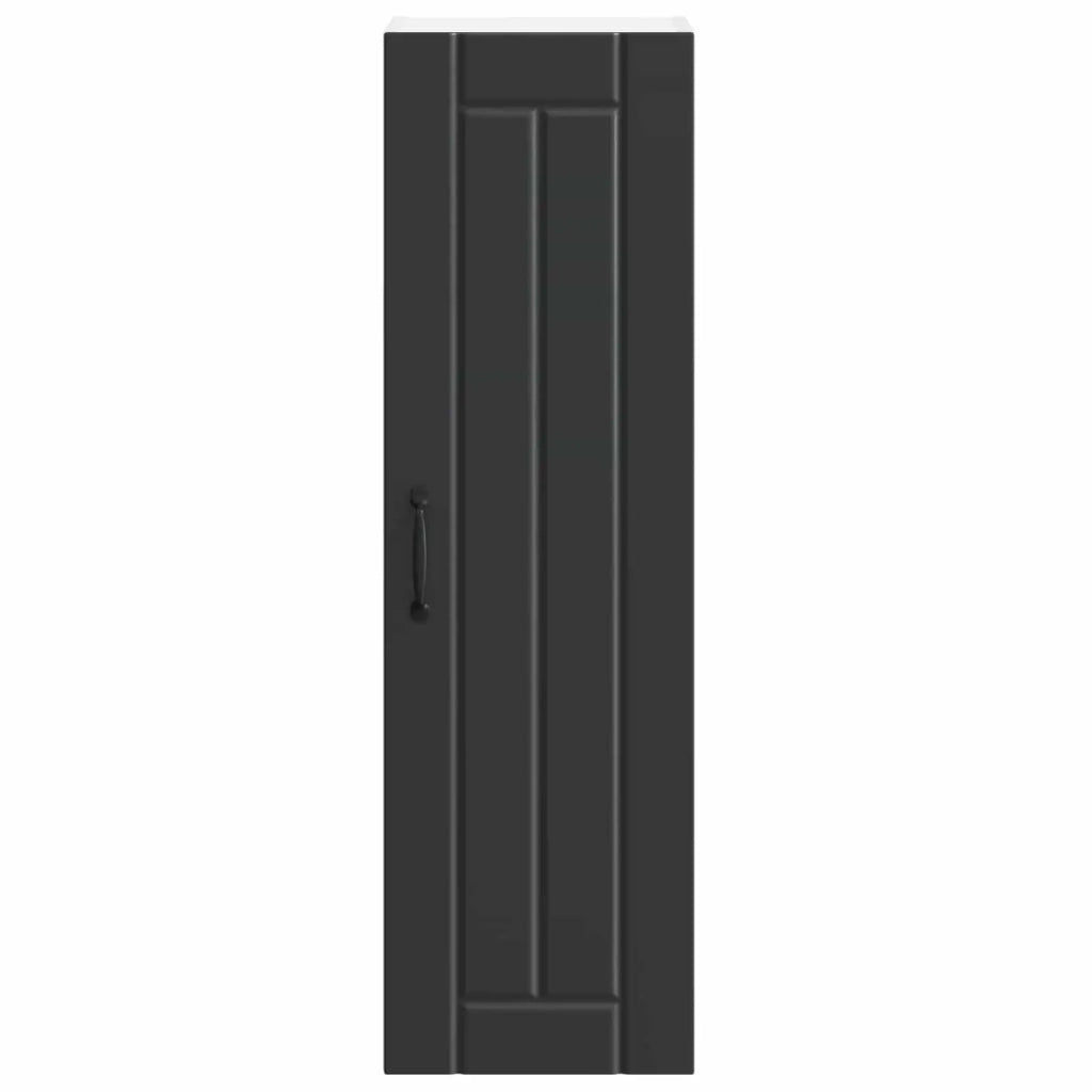 Pensile da cucina | Armadietto a muro LUCCA Nero 30 x 31 x 100 cm
