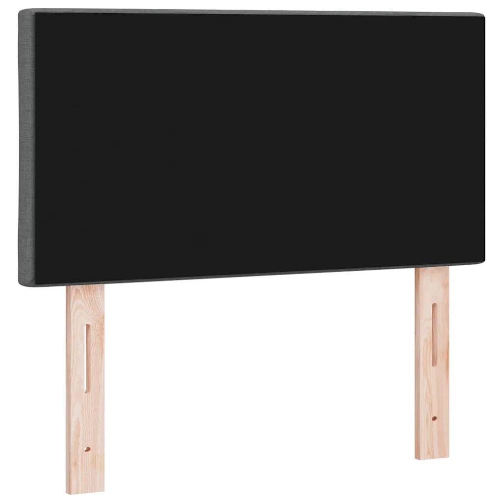 Testiera in Tessuto-Testata Grigio scuro 80 cm Tessuto