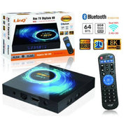 Trade Shop - Box Tv Digitale Hd Android 10.0 T95max Ridotte Dimensioni Full Hd Wifi Usb Telecomando -