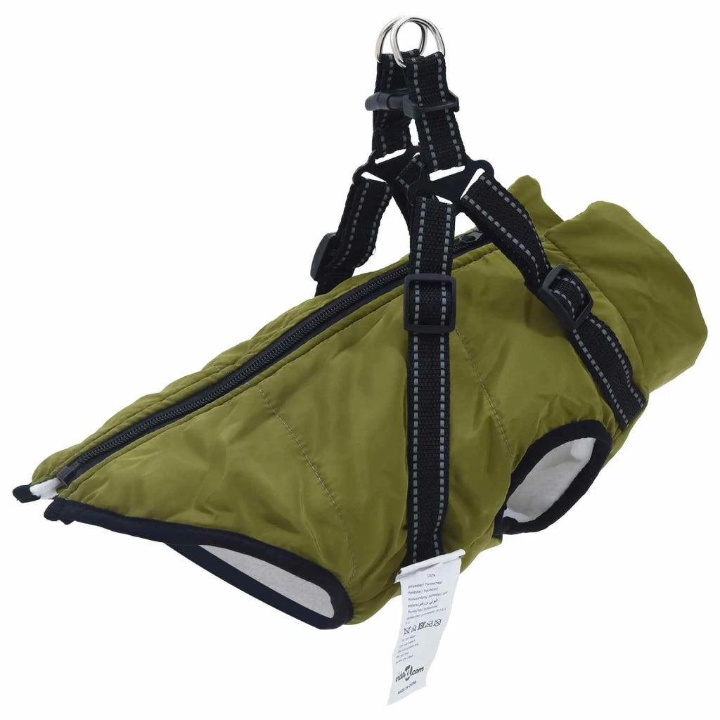 Cappotto per Cani Verde militare L24 Pile e Poliestere CFW2226312