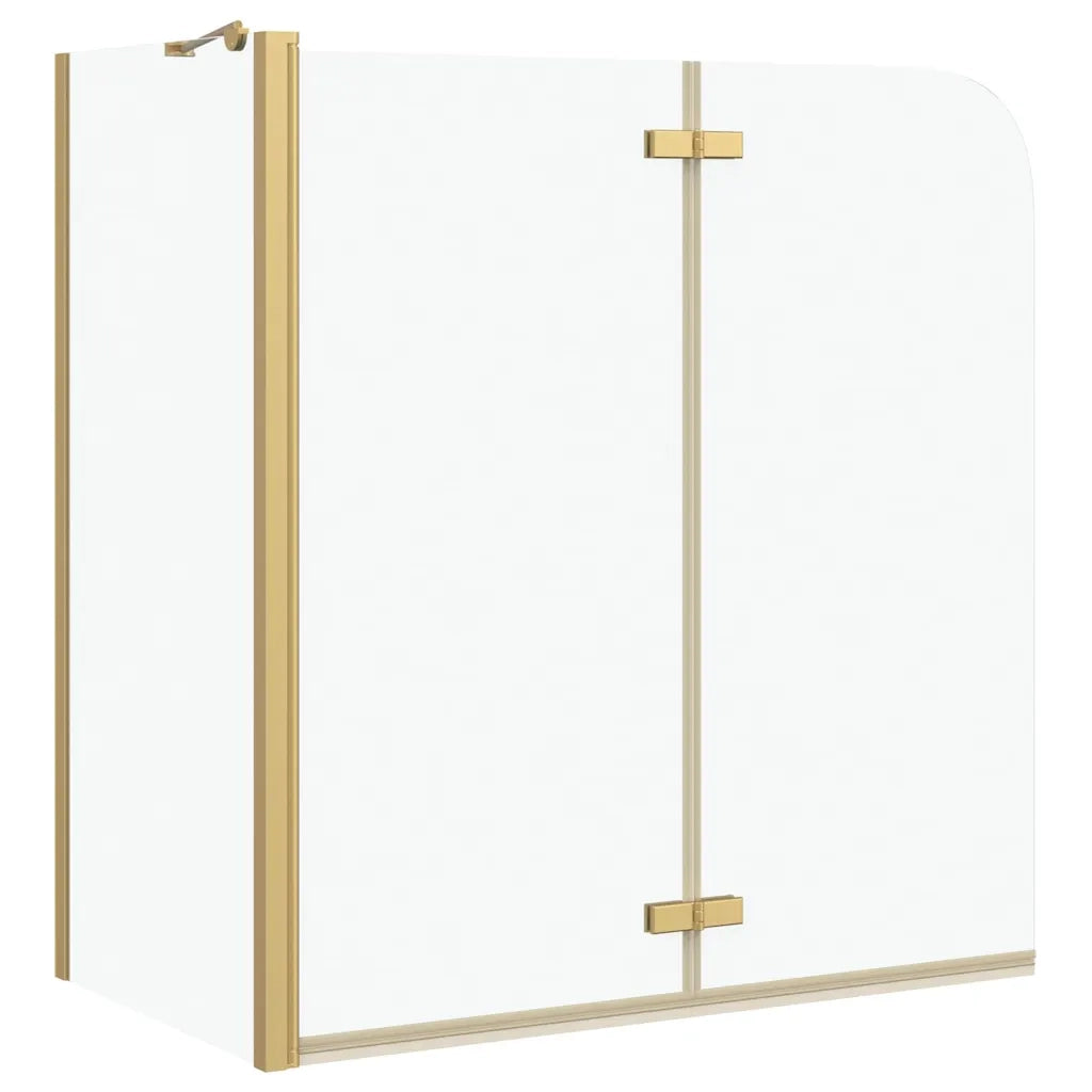 Involucro Doccia Oro 120 x 68 x 130 cm Vetro ESG e Alluminio
