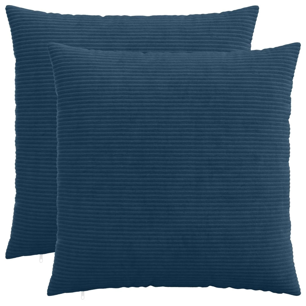 Federa 2 pcs HEERLEN Blu navy 55 x 55 cm corduroy 912301
