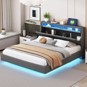 letto imbottito lino grigio 160 x 200 cm