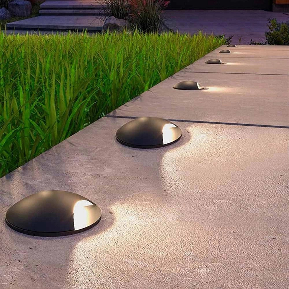 Trade Shop - Faretto Calpestabile Led 1w 1 Fascio Luce Lampada Segnapassi Per Esterno Ip67 321 - -bianco Caldo      -