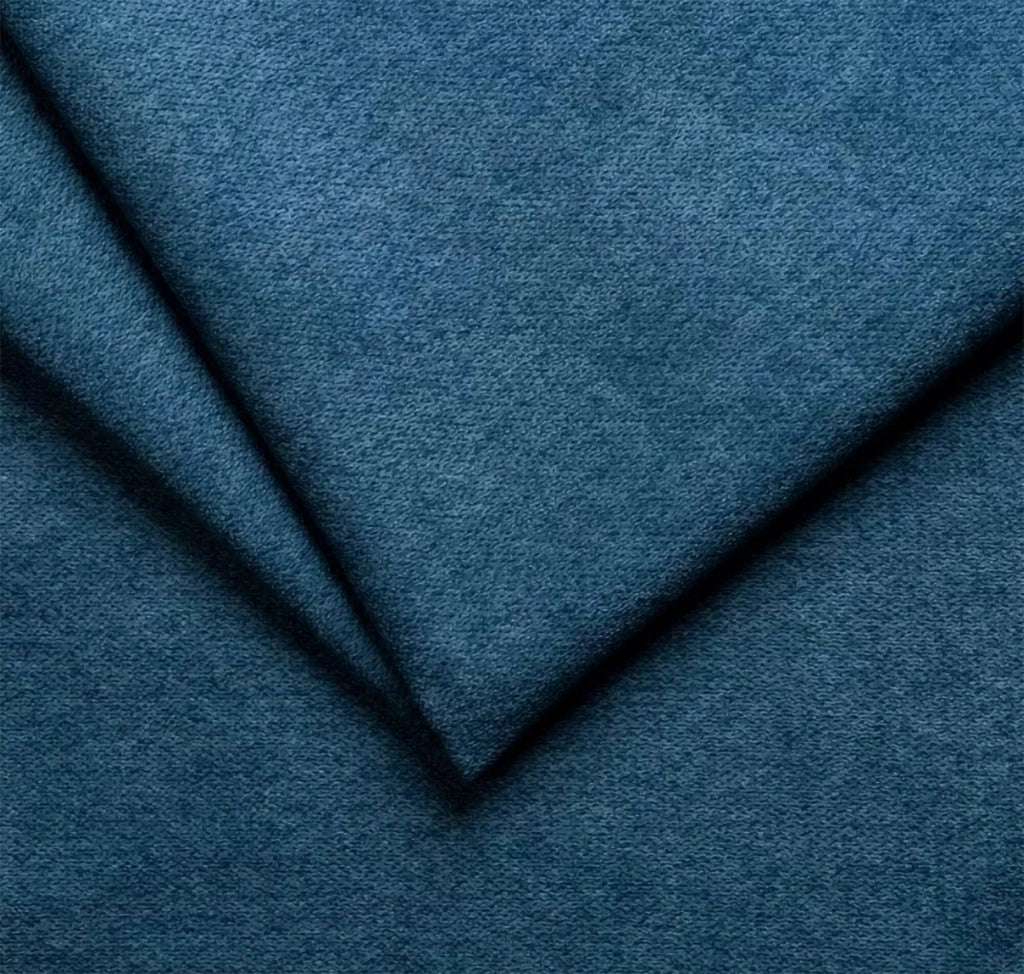 Follina, Divano Letto 2 Posti Sfoderabile Made in Italy, 160x95 cm blu